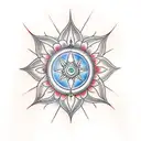 Sudarshan chakra tattoo design idea