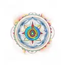 Sudarshan chakra tattoo design idea