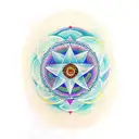 Sudarshan chakra tattoo design idea