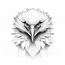 mexican eagle  tattoo design idea