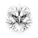 mexican eagle  tattoo design idea