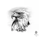 mexican eagle  tattoo design idea