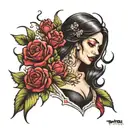 tainted love tattoo design idea