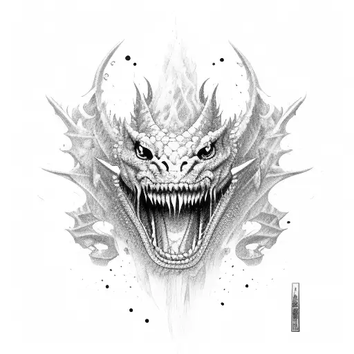 crying Guts smile with dragonsword tattoo design idea