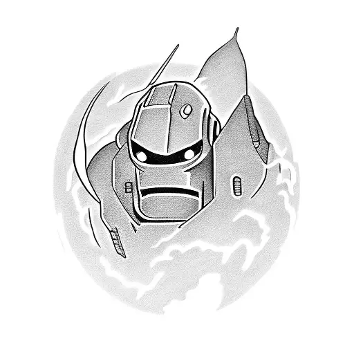 iron giant tattoo design idea