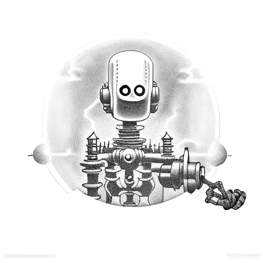 th iron giant tattoo design idea