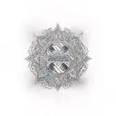 Polynesian mixed tattoo design idea