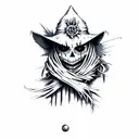 scarecrow color tattoo design idea