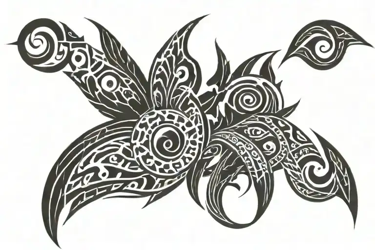 cyber tribal tattoo tattoo design idea