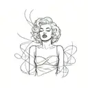 monroe tattoo design idea
