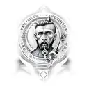 saint christopher tattoo design idea