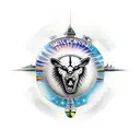 saint christopher tattoo design idea