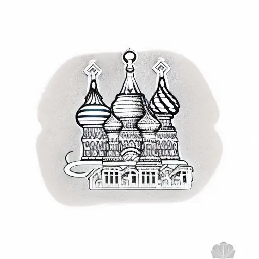 Saint Basil's cathedral  tattoo design idea
