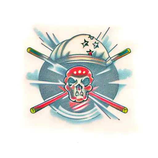 atomic bomb tattoo design idea