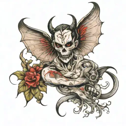 Hush, quiet, children. They're not demons, not devils... Worse. They're people. tattoo design idea