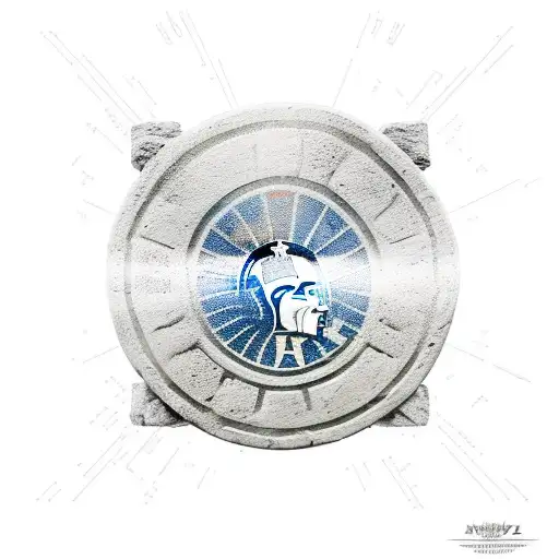 A Spartan holds a Spartan shield. The numbers are 8362. The inscription GMZ, around different types of weapons and pisto tattoo design idea