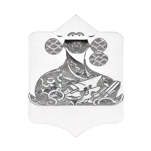 The Name Gambill with pocker chips and deck cards tattoo design idea