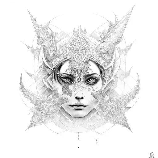 soleil kurde tattoo design idea