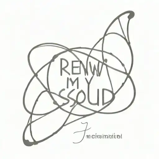 Renew my mind; my body, and my soul. (as a band tattoo) tattoo design idea
