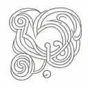 labyrinth tattoo design idea