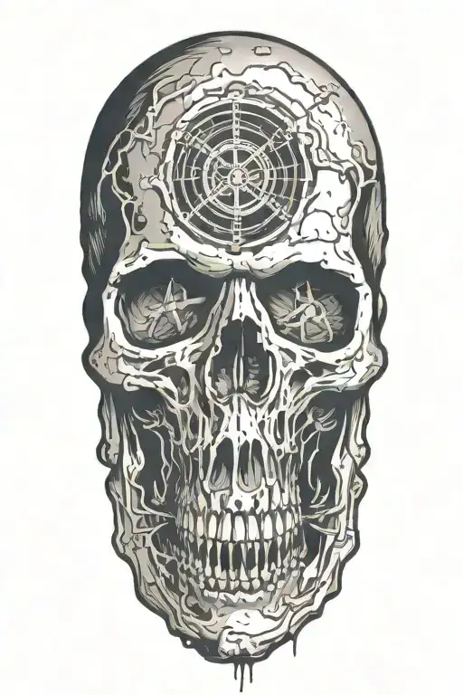 nuclear holocaust tattoo design idea