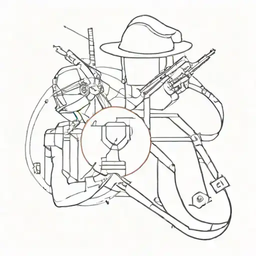 hacking themed tattoo featuring tattoo design idea