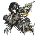 computer hacking themed tattoo featuring elements tattoo design idea