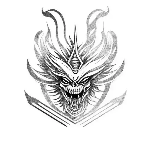 kukulkan god tattoo design idea