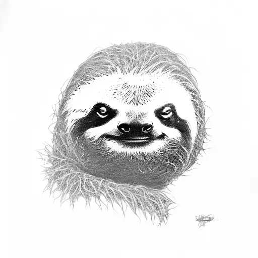 sloth who is freddy krueger tattoo design idea