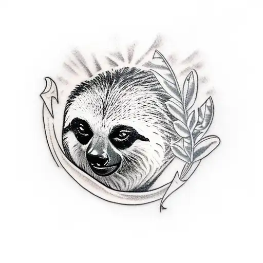 freddy kruger sloth tattoo design idea