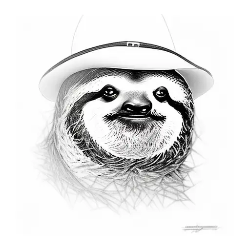 sloth who is freddy krueger tattoo design idea