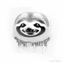 sloth who is freddy krueger tattoo design idea