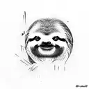 sloth who is freddy krueger tattoo design idea