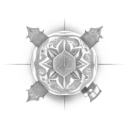 cd case tattoo design idea