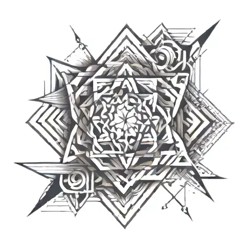 perspective  tattoo design idea