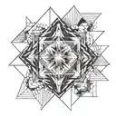 perspective  tattoo design idea