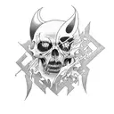 black sabbath tattoo design idea