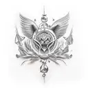 pastor aleman tattoo design idea