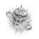 pastor aleman tattoo design idea