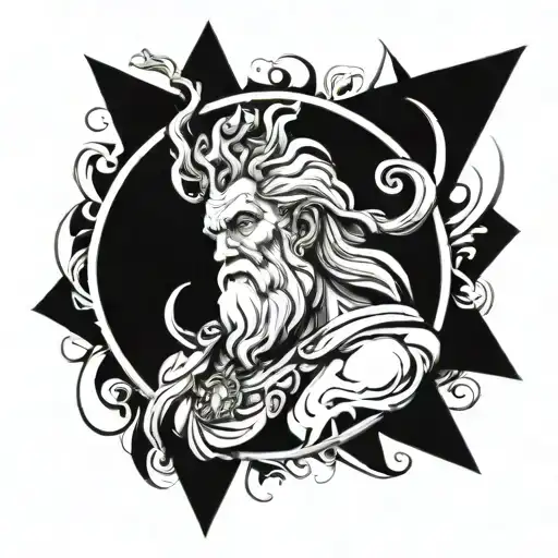 zeus tattoo design idea