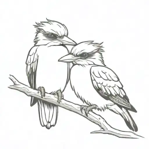kookaburra tattoo design idea