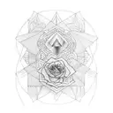 "ENDURE" tattoo design idea