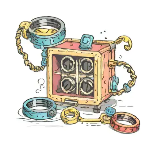 2 wedding rings being picked up by a claw machine tattoo design idea