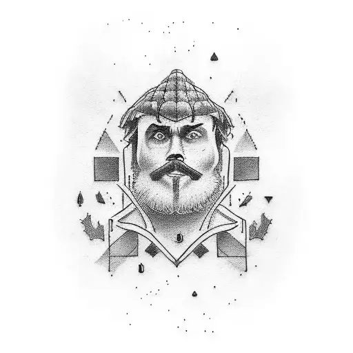 A tattoo inspired by a memorable scene from your favorite TV series or movie in the genre of fiction or comedy tattoo design idea