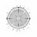 Three circles on a horizontal line tattoo design idea