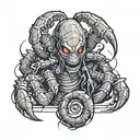 BORTAC and scorpion wrapped tattoo design idea