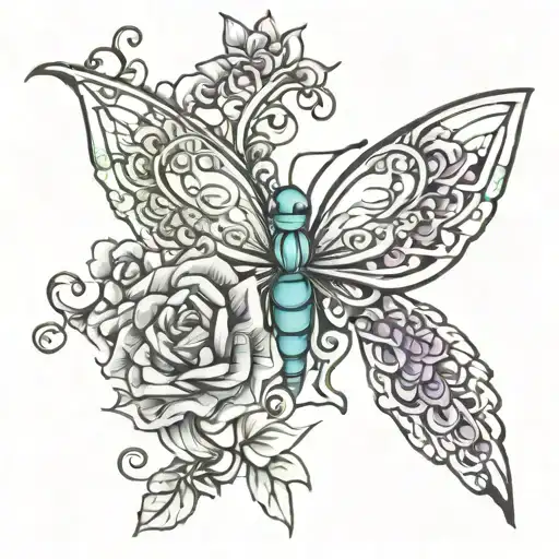 anxiety mental health tattoo design idea