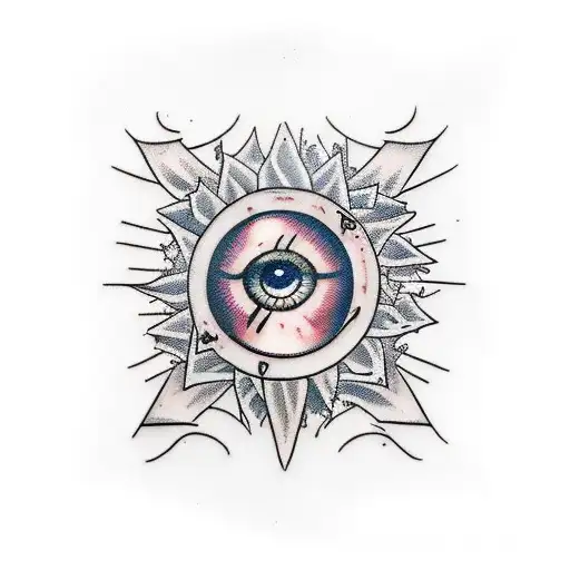 Evil Eye tattoo design idea