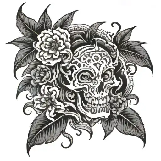 Irezumi inspired tattoo blackwork tattoo tattoo design idea