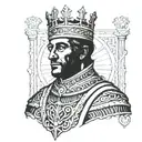 king Baldwin IV tattoo design idea